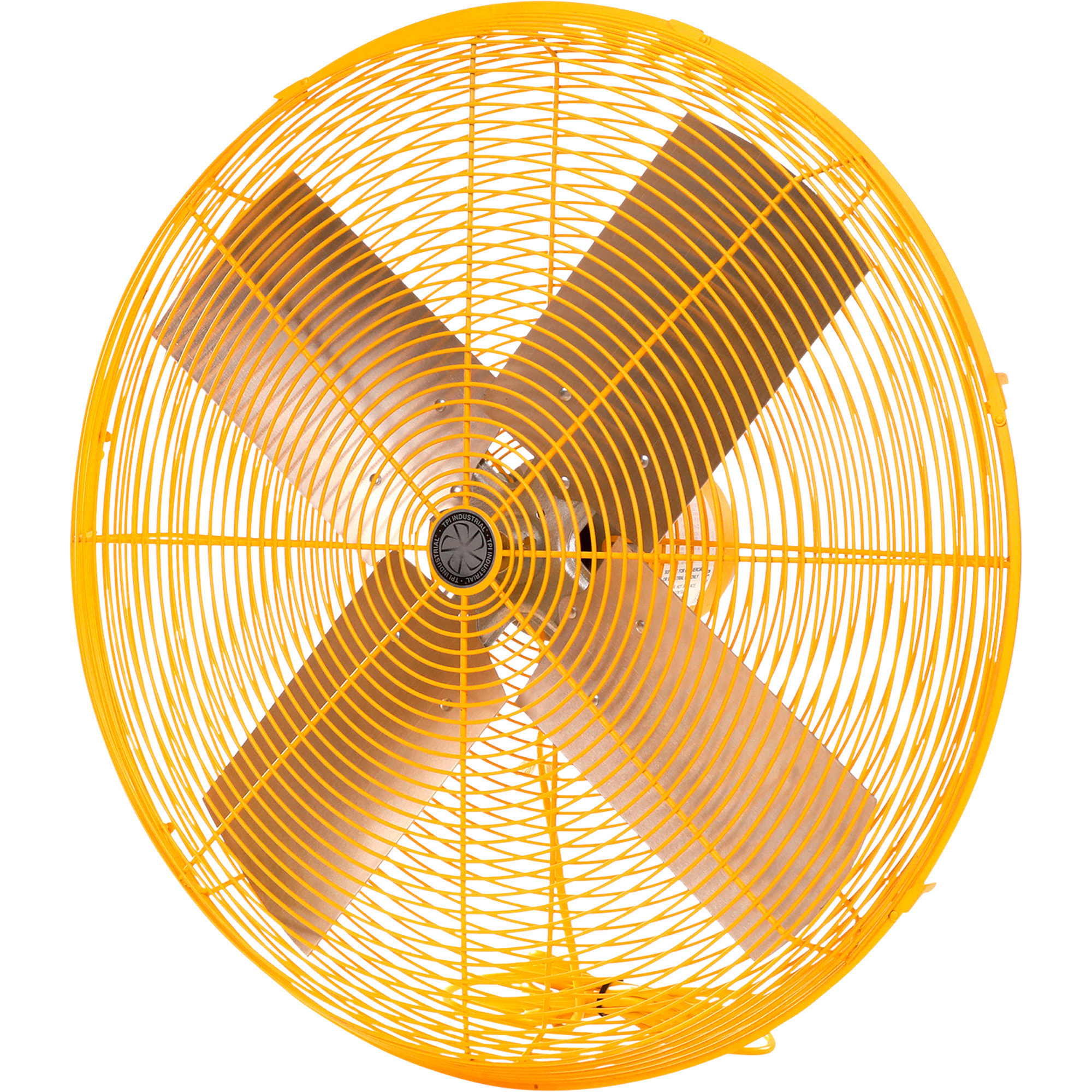 TPI Workstation Fan Head - 24in. Diameter, 7500 CFM, Safety Yellow, Model# HDH-24